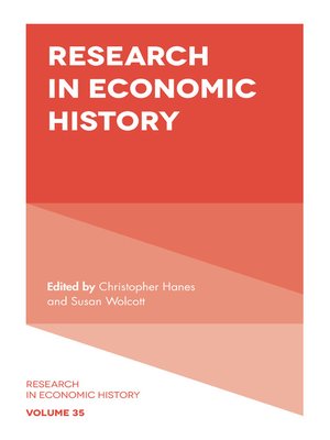 cover image of Research in Economic History, Volume 35